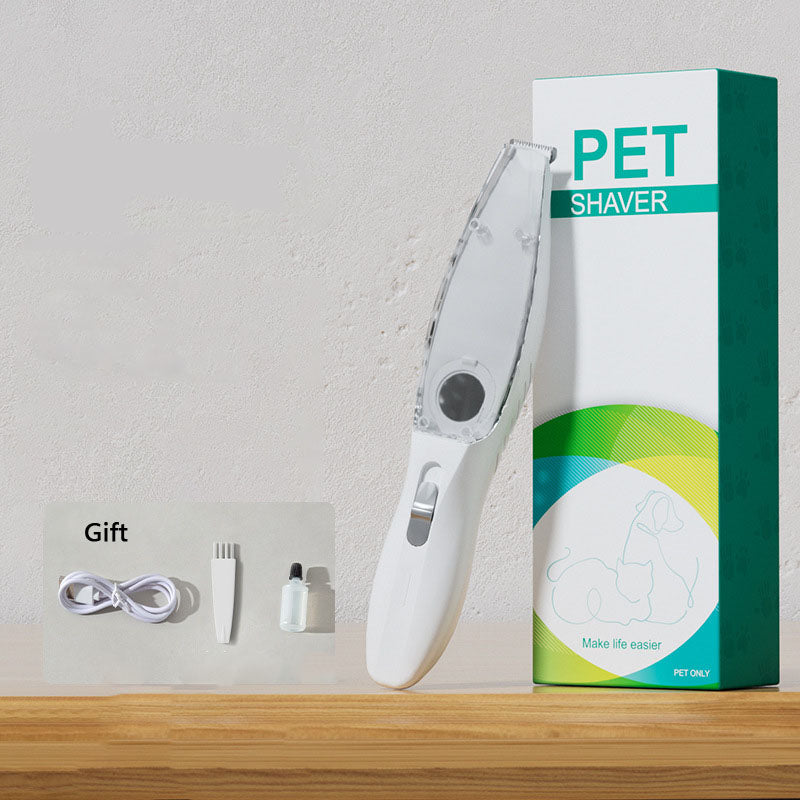 Ceramic Double Headed USB Charging Dog Clippers For Pet canrusupet