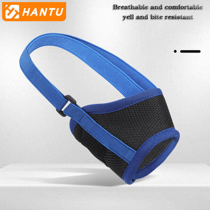 Breathable Mesh Cloth Dog Muzzle - canrusupet