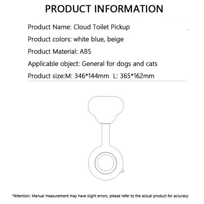 Portable Dog Pooper Scooper Waste Tongs for Walking Outdoor