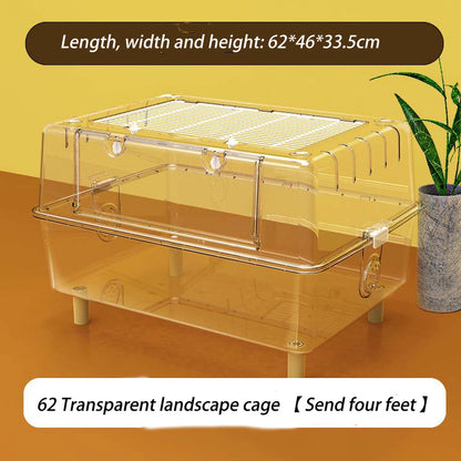 The Hamster Cage Is Completely Transparent - canrusupet