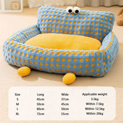 Removable Sofa Style Dog Kennel For Small Dogs Cats canrusupet