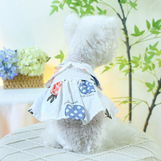 Dog Or Cat Clothes Minimalist Skirt - canrusupet