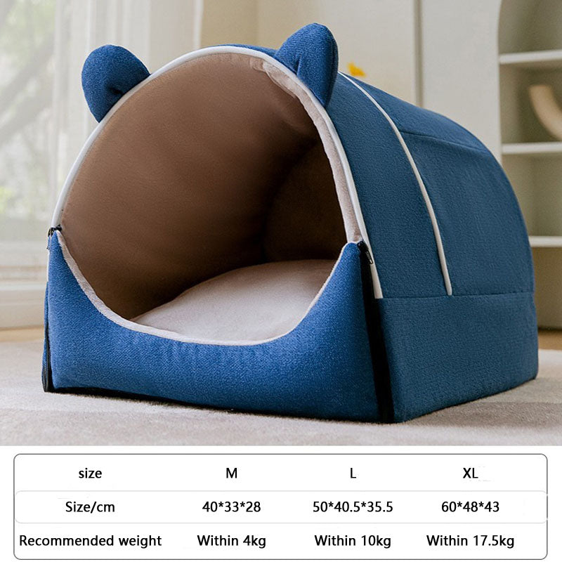 House Design Enclosed Removable And Washable Dog Kennel canrusupet