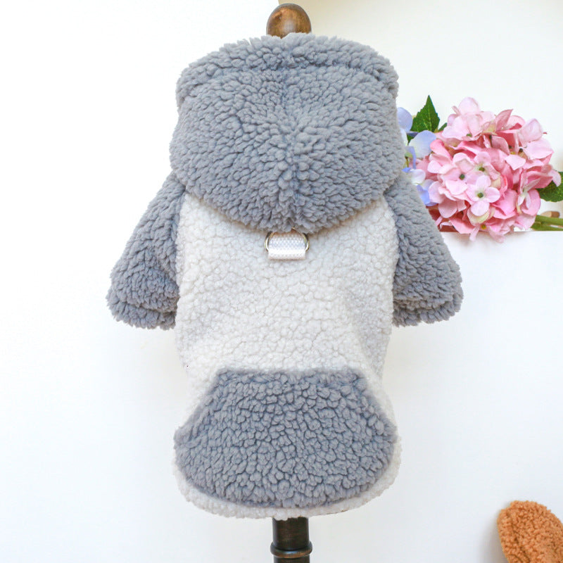 Dog Or Cat Clothes Cold Resistant Lamb Wool - canrusupet