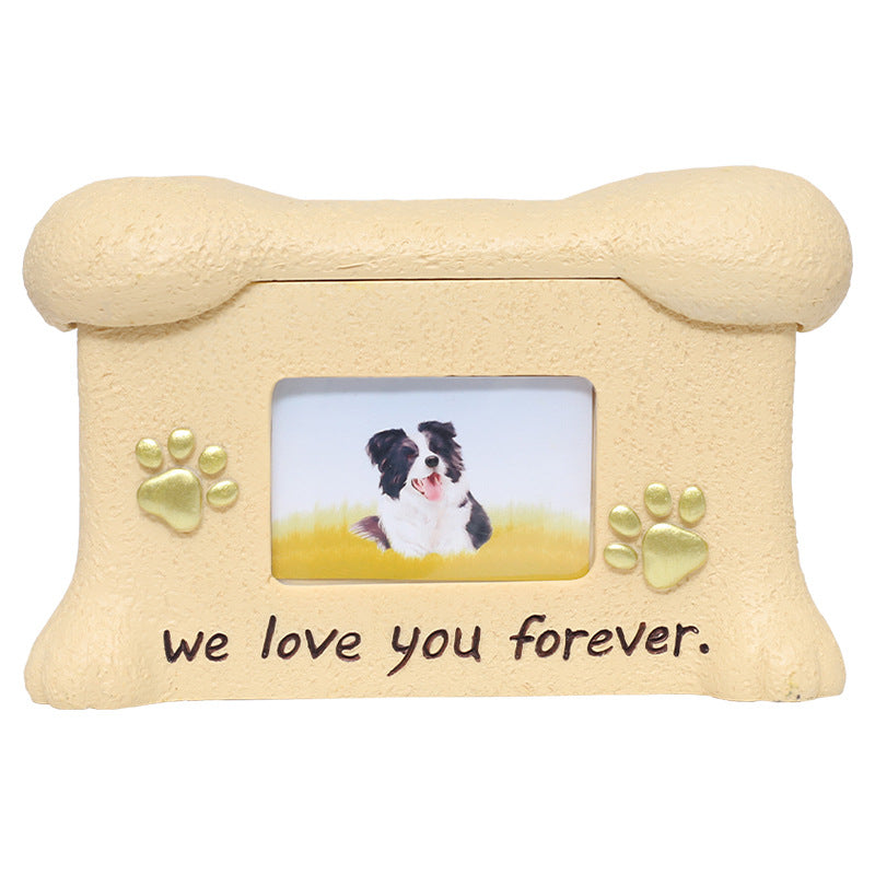 Custom Pet Portraits Resin Pet Urn