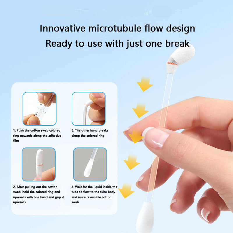 Cleaning Ears Dogs Kit - Cotton Swabs & Solution canrusupet