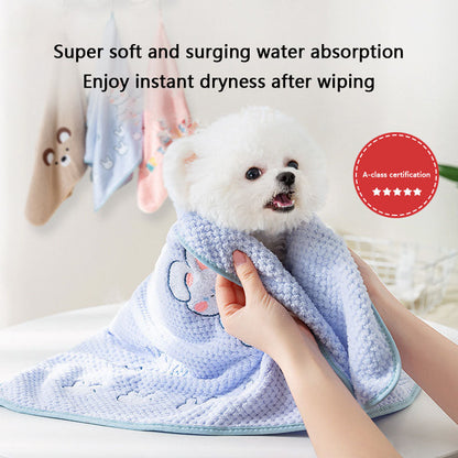 Quick Drying With Water Absorption Dog Towel Bath Towel canrusupet
