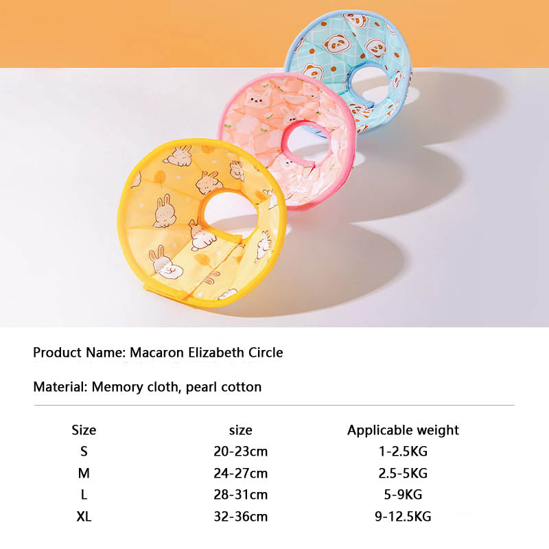 Cute Pattern Anti Licking Cones Shield Neck Brace For Pet canrusupet