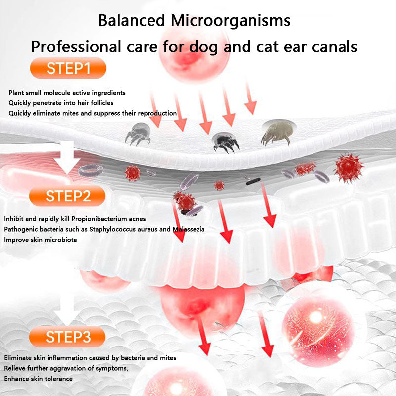 Removing Ear Mites Dog Ear Drops For Cat And Dog Universal canrusupet