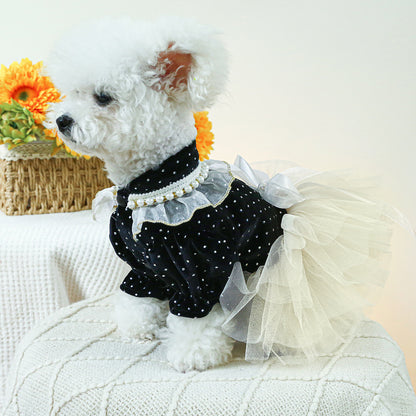 Dog Or Cat Clothes Lace dress - canrusupet