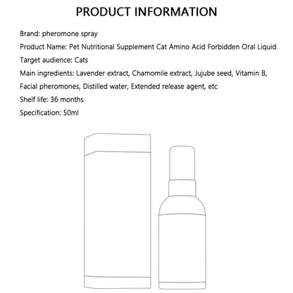 Cat Calming Pheromone Spray - Stop Heat For Female Cats canrusupet
