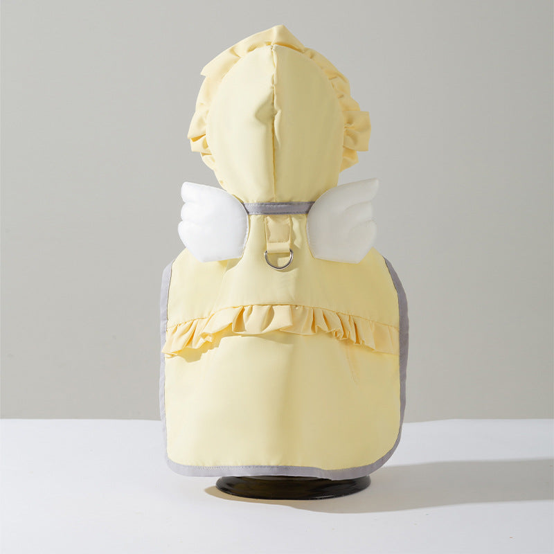 Candy-Colored Waterproof Dog Raincoat For Small Dogs canrusupet