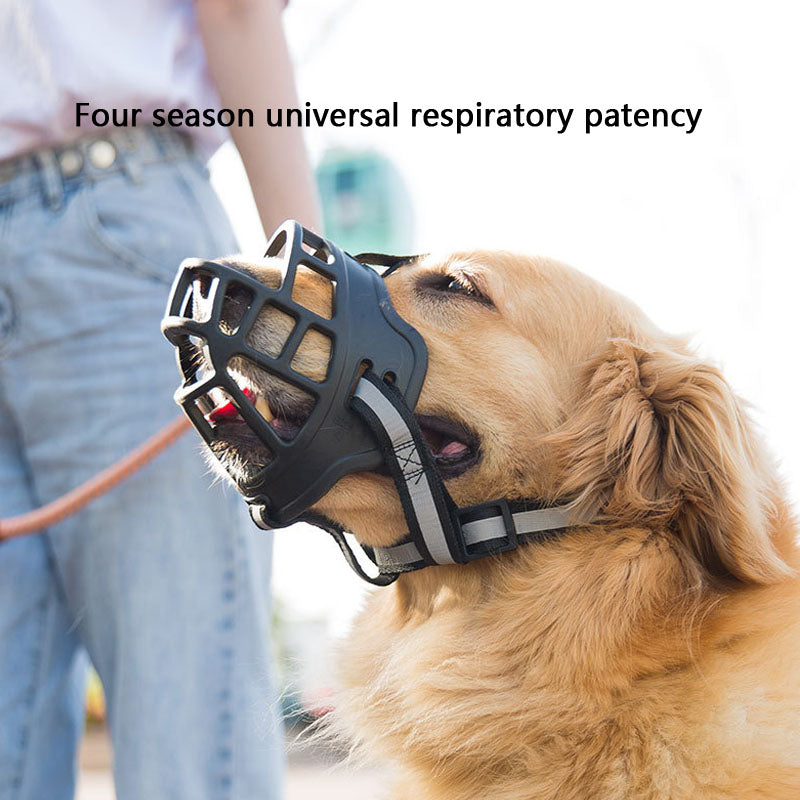 Anti Bite Mesh Rubber Dog Muzzle For Medium To Large Dogs canrusupet