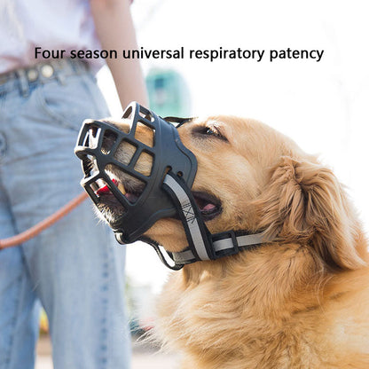 Anti Bite Mesh Rubber Dog Muzzle For Medium To Large Dogs canrusupet
