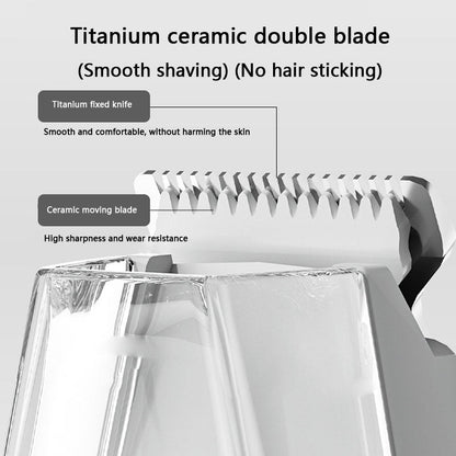 Ceramic Double Headed USB Charging Dog Clippers For Pet canrusupet