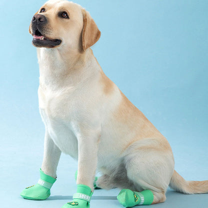 Silicone Material Dog Shoes Rain Boots To Large Dogs canrusupet