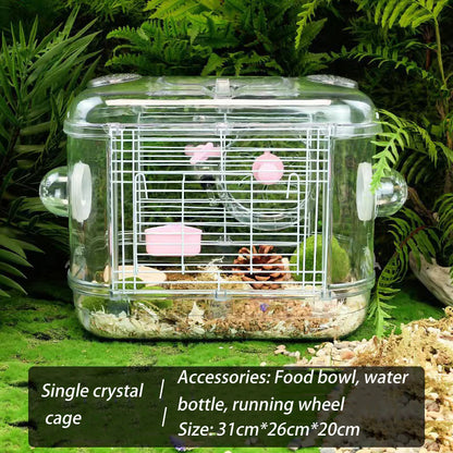 Double Deck Luxury Hamster Cage - canrusupet