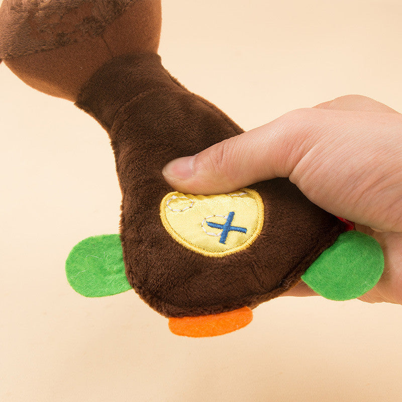 Chew-Proof Squeaky Dog Toys For Teething Dogs & Cats | Plush canrusupet