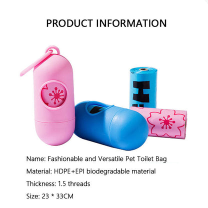 Biodegradable Dog Poop Bags On-the-Go Waste Disposal For Pet canrusupet