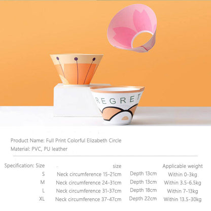 Postoperative Licking Cones Shield Neck Brace For Cats Dogs canrusupet