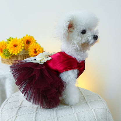 Dog Or Cat Clothes Lady's Wedding Dress - canrusupet