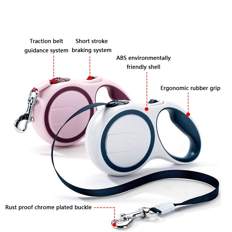 Auto Retractable Dog Leash For Small, Medium & Large Breeds canrusupet