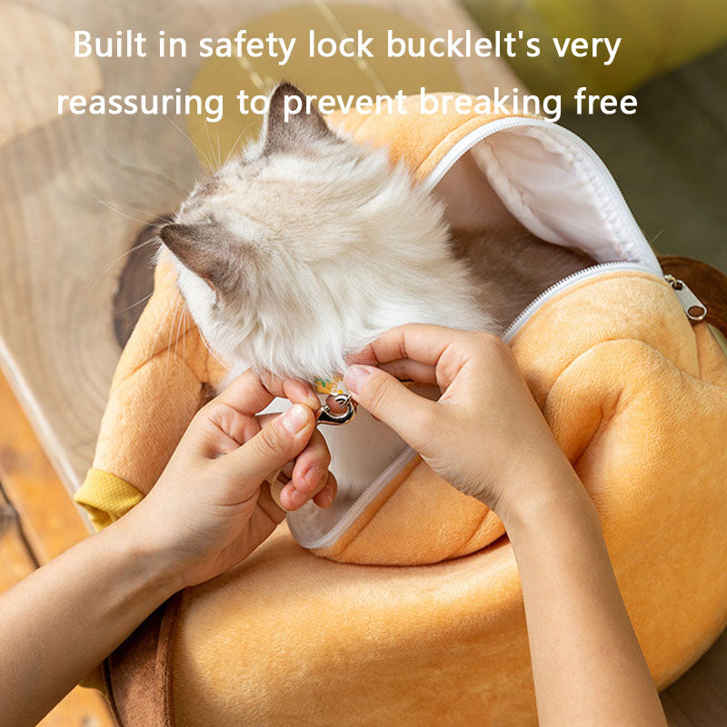 Pet Carrier Bag For Dogs - Cozy Winter Crossbody Backpack canrusupet