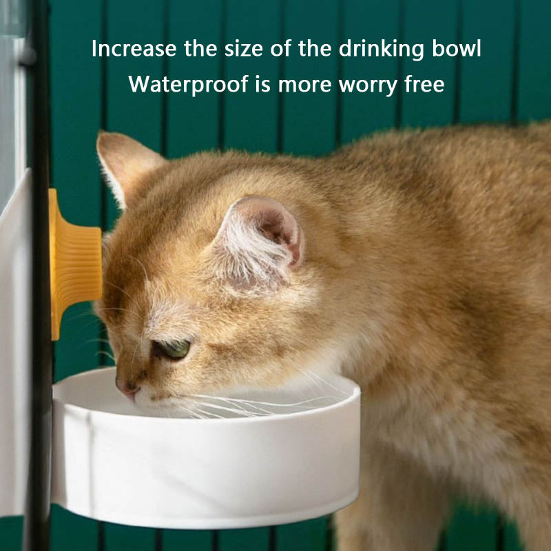 Automatic Hanging Cage Type Dog Bowl And Drinking Fountain canrusupet