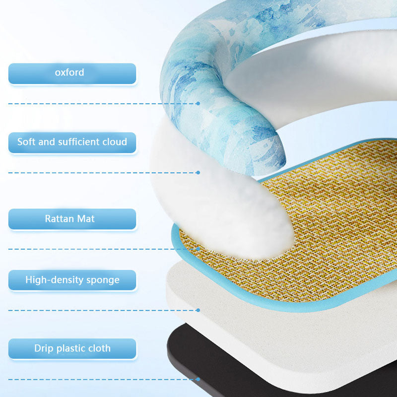 Summer Sleeping Mat Neck Guard Sofa Style Dog Kennel canrusupet