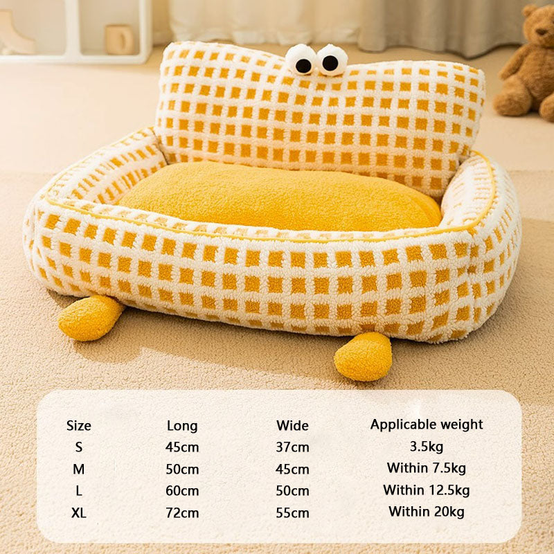 Removable Sofa Style Dog Kennel For Small Dogs Cats canrusupet