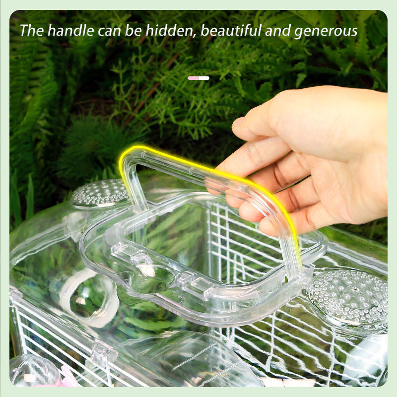 Double Deck Luxury Hamster Cage - canrusupet