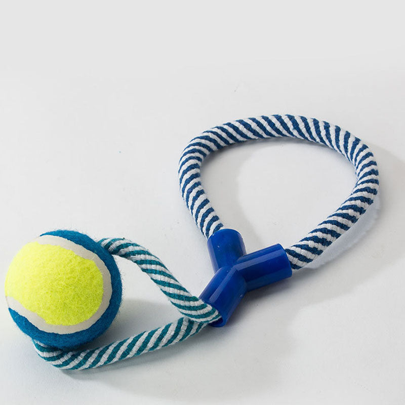 Teeth Grinding Knot Style Ball Style Dog Toys canrusupet