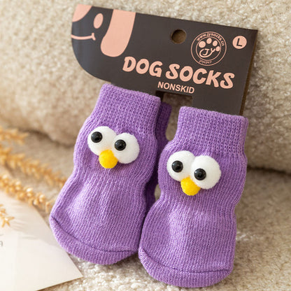 Non-slip Knitted Cotton Socks Of Dogs Cats canrusupet