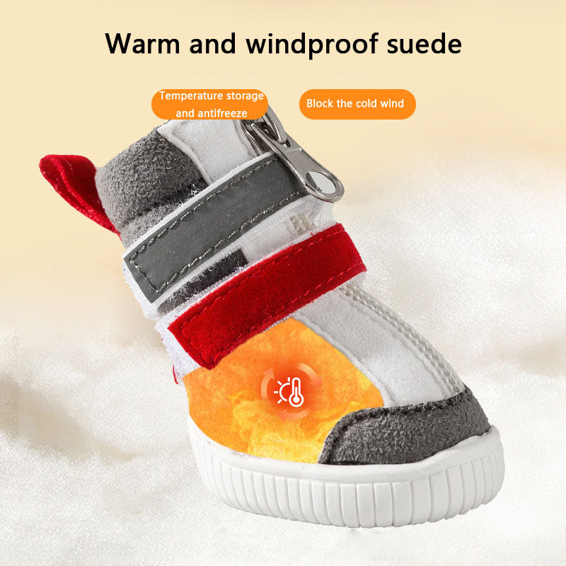 Dog Snow Boots: Winter Slip-Resistant Durable Shoes For Dogs canrusupet