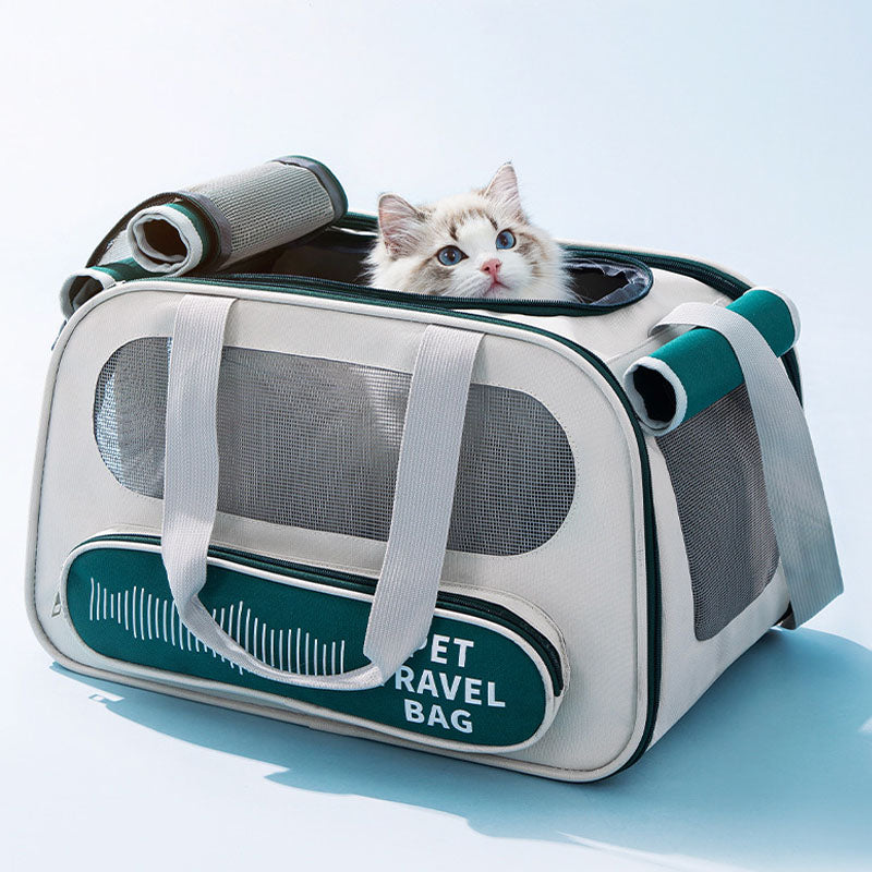 Pet Carrier Bag For Dogs - Cat & Dog Backpack For Car Travel canrusupet