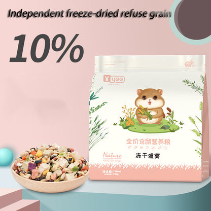 Hamster Food Freeze-dried Fruit and Vegetable Chow - canrusupet