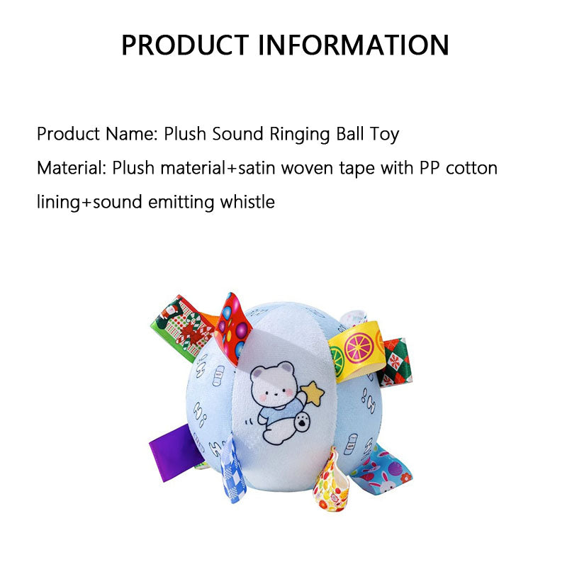 Squeaky Dog Toys - Durable Plush Chew Ball For Large Dogs canrusupet