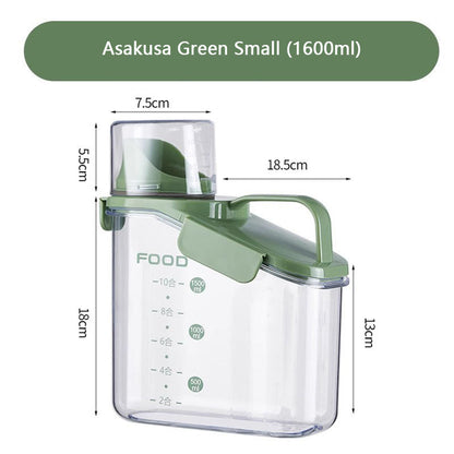 Moisture-proof Sealing Dog Food Container With Scale canrusupet