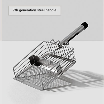Stainless Steel Cat Litter Scoop - Fine Mesh For Bentonite canrusupet