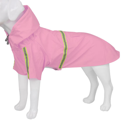 Pet Raincoat Cloak Reflection - canrusupet