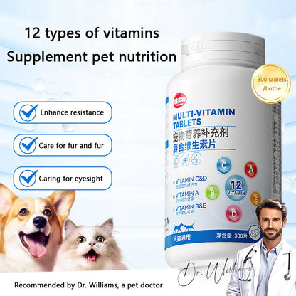 Nutrition Supplements Multivitamin Tablets For Cats Dogs canrusupet