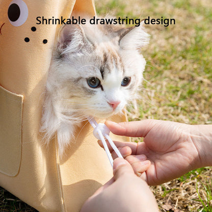 Breathable Pet Carrier Bag For Dogs & Cats Summer Canvas Bag canrusupet