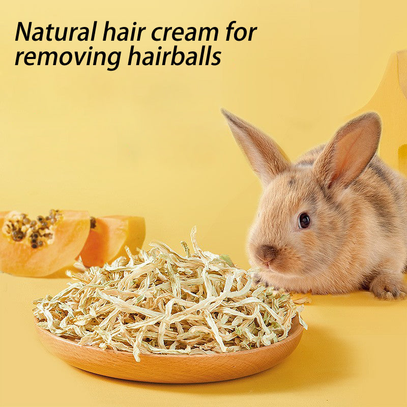 Rabbit Snack Natural Papaya Helps Remove Hairballs - canrusupet