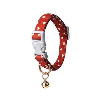 Bell Collar Little Floral Print Puppy - canrusupet