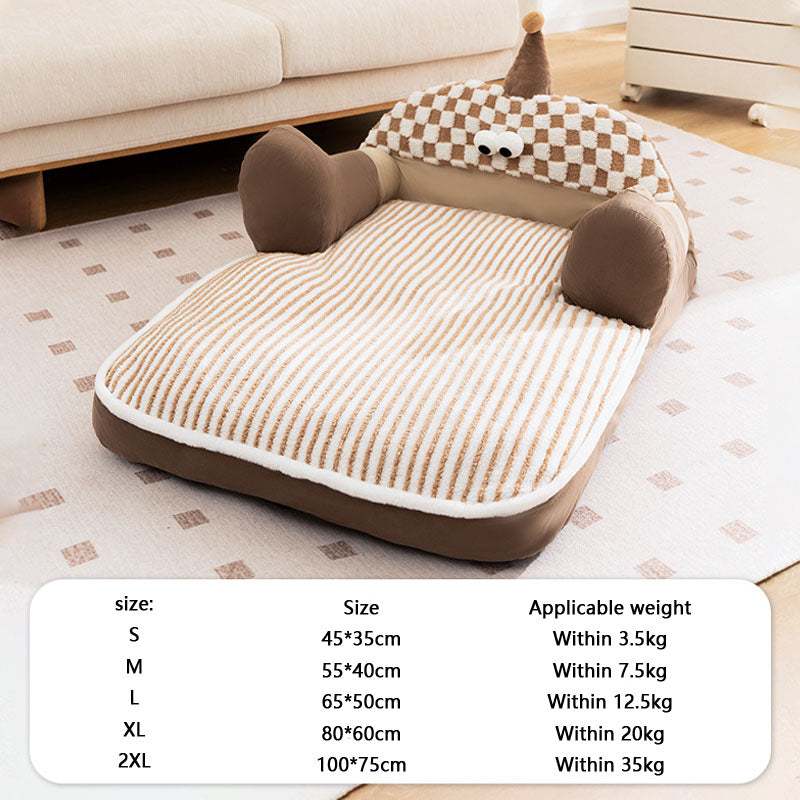 Big Eyed Monster Design Sofa Dog Kennel For Cats Dogs canrusupet