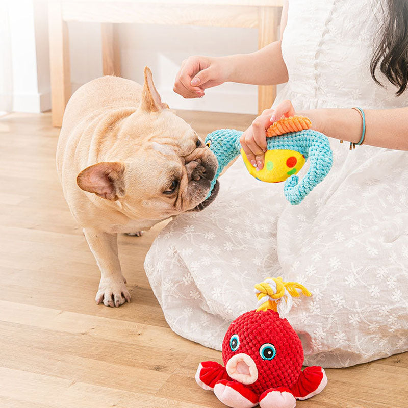 Chewproof & Durable Squeaky Dog Toys For Dogs All Body Types canrusupet