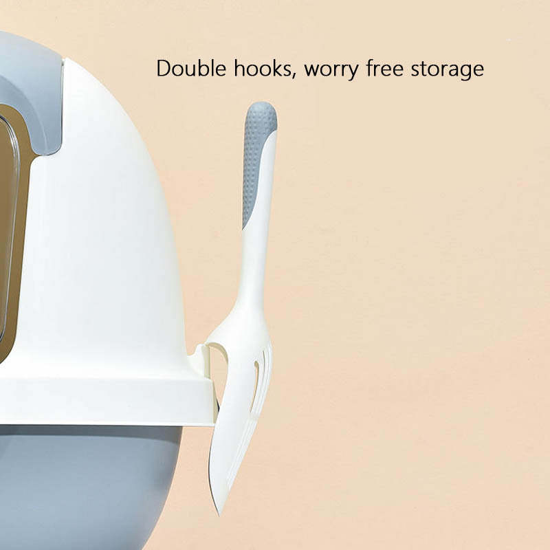 Simple Style White Large Size Cat Litter Scoop canrusupet