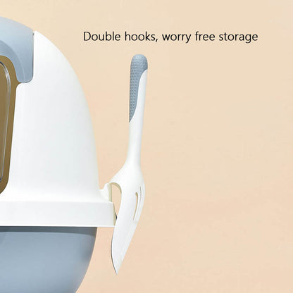 Simple Style White Large Size Cat Litter Scoop canrusupet