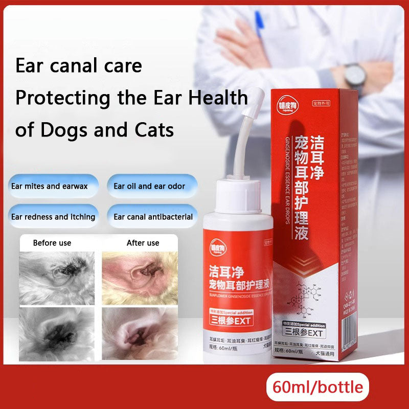 Removing Ear Mites Dog Ear Drops For Cat And Dog Universal canrusupet