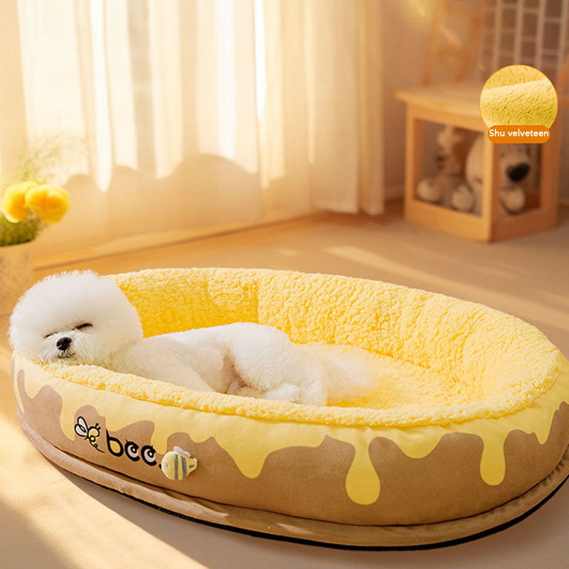 Removable And Washable Keep Warm Dog Kennel For Cats Dogs canrusupet